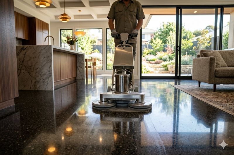 Basement Floor Polishing in Louisville, KY