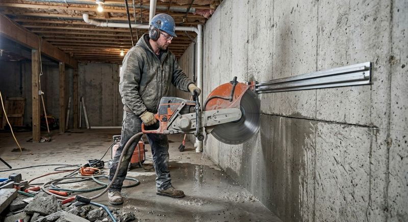 Foundation Wall Cutting in Corpus Christi, TX